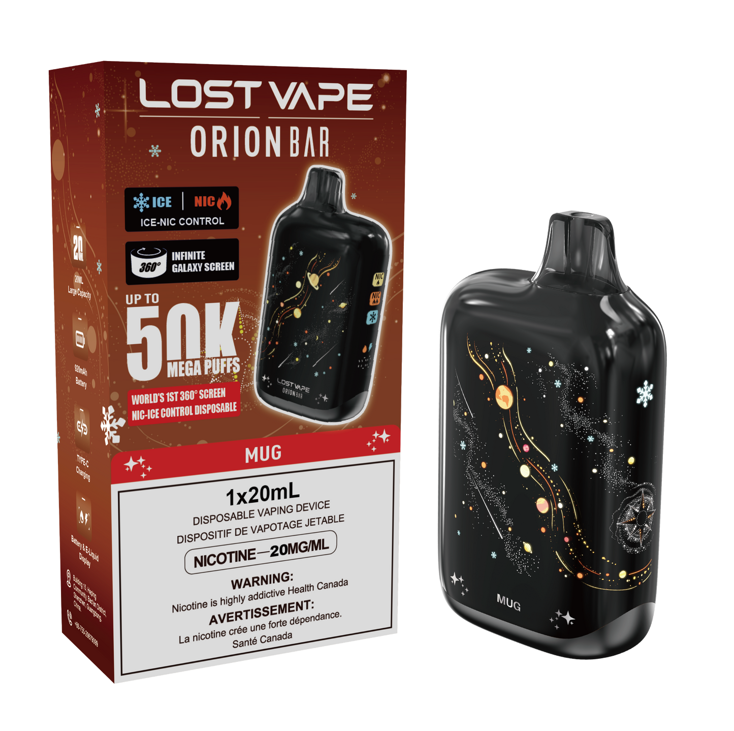 Lost Vape OrionBar 50K