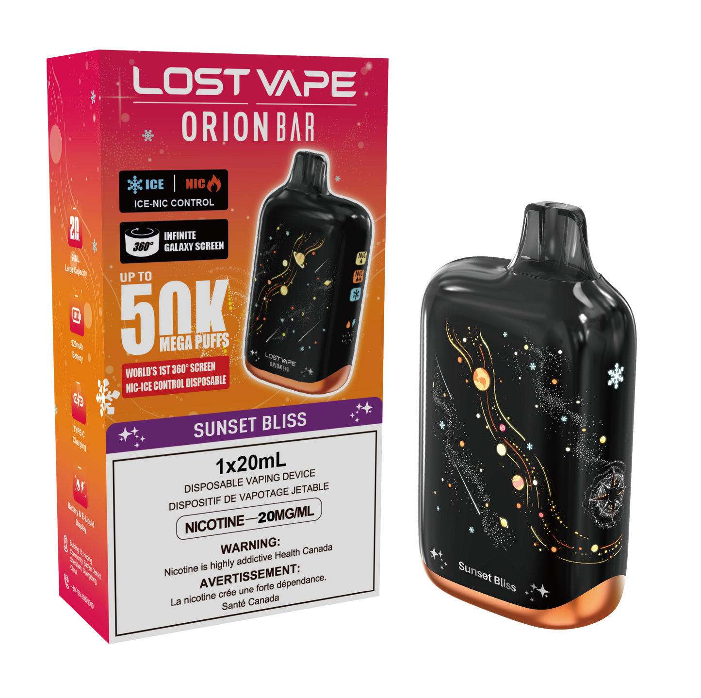 Lost Vape OrionBar 50K