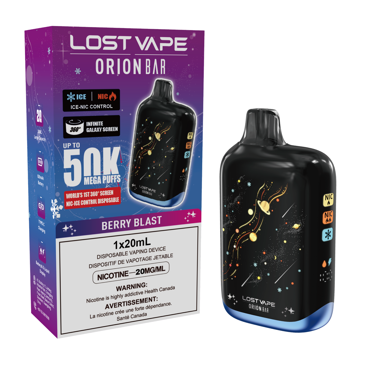 Lost Vape OrionBar 50K