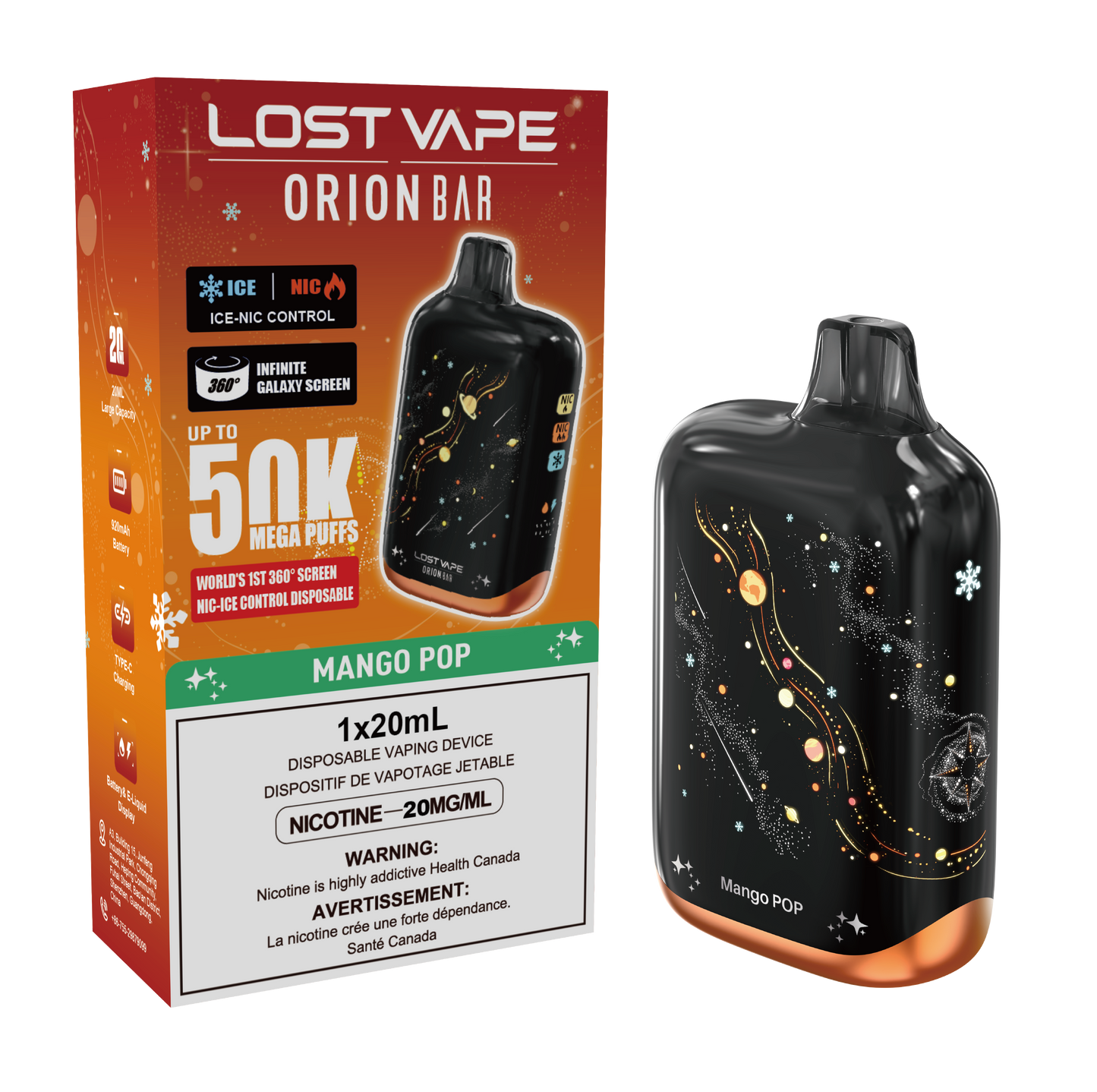 Lost Vape OrionBar 50K