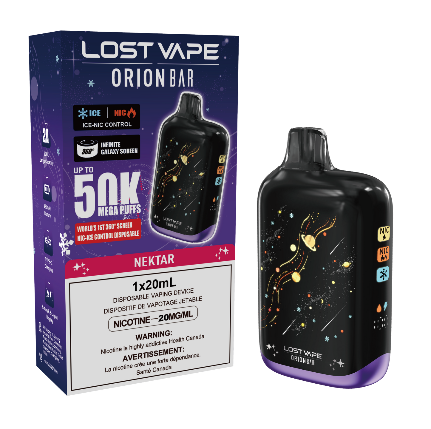 Lost Vape OrionBar 50K